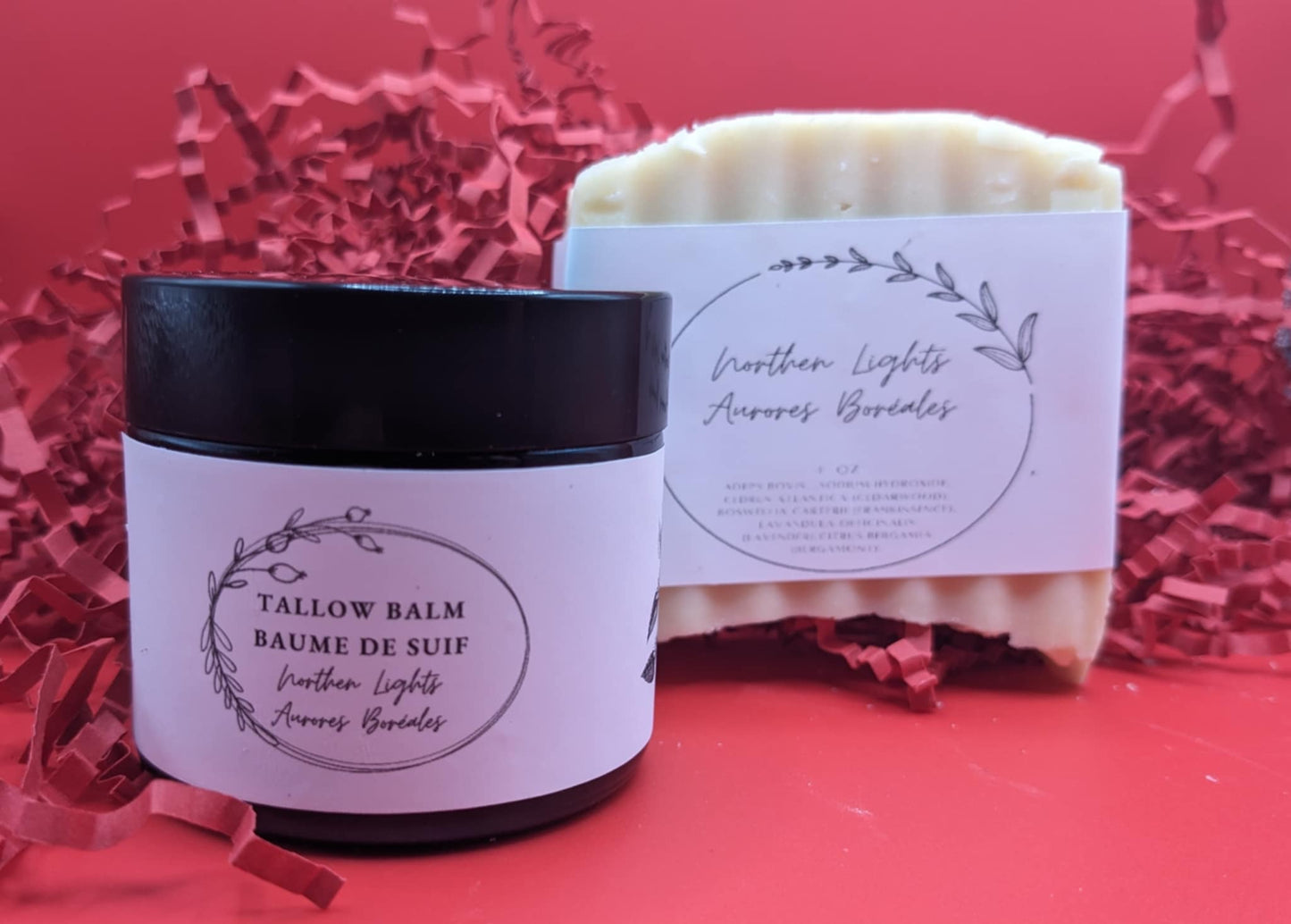 NEW Northern Lights Set- Whipped Tallow Balm 2 oz and Soap